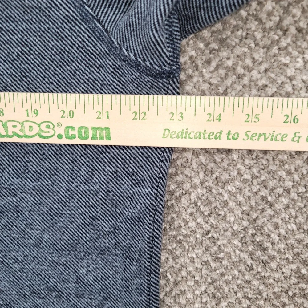 7 Diamonds Generation Zen Navy Stripe Quarter Zip Pullover Mens XL